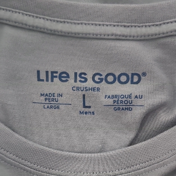 Life is Good men's Beach Word Game Short Sleeve Tee.  #0130 - Picture 9 of 11